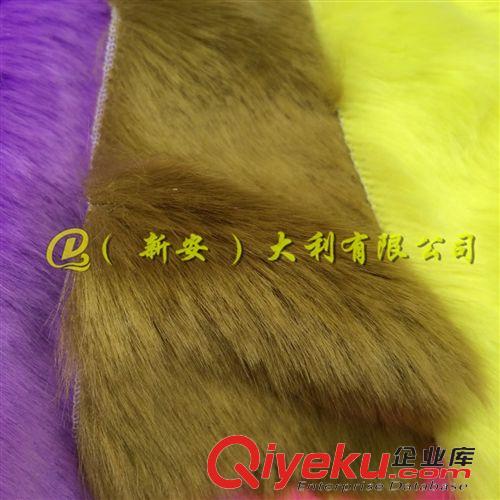 人造毛皮草 高品质系列 18m毛长荧光色超柔兔毛绒布 超柔有光仿兔毛人造毛皮