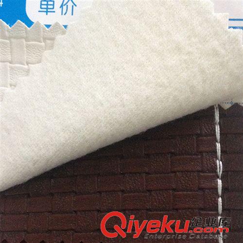 新产品 (鹏辉皮革)PH1429 编织纹PVC人造革合成面料
