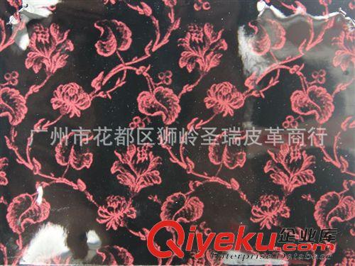 花朵图案皮革 厂家直销 江苏优小晶变花朵SR-4012大量现货原始图片3