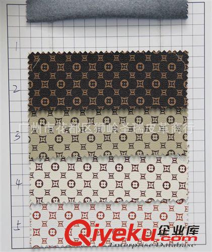 印刷图案皮革 厂家直销批发 江苏优质印刷图案皮革 装饰革SR-824大量现货原始图片2