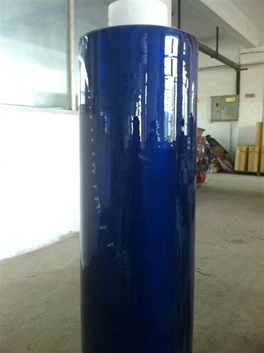 PVC静电膜 厂家直销内径为PE管芯的PVC蓝色静电膜