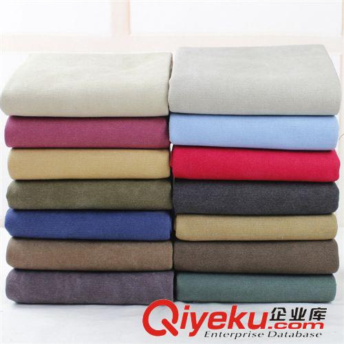 布料风格 素记纺织 优质纯棉加厚水洗帆布 包包沙发布袋面料 热卖厂家直销
