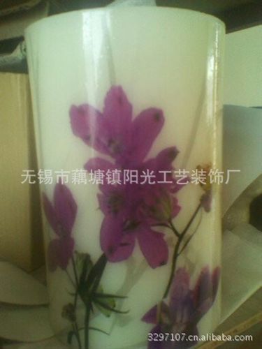 水果花卉系列蜡烛花纸 蜡烛水印纸  蜡烛紫色花卉水贴纸系列