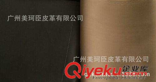 2014-手套革超纤 杏色，军绿色，厂家直销，手套PU革。