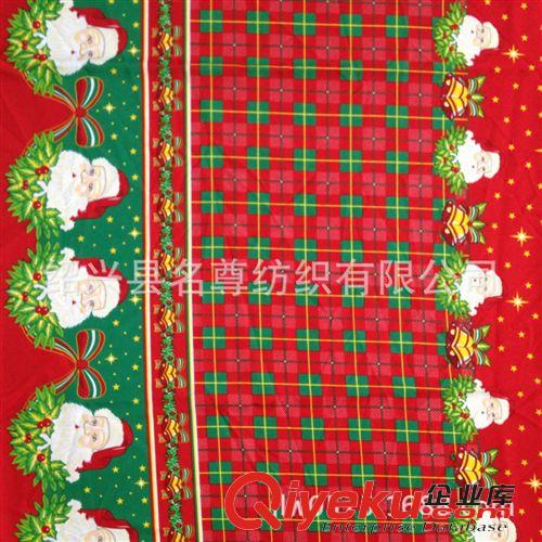 印花桌布/台布系列/围裙/透明PVC 供应圣诞花型印花布,桌布/台布印花面料