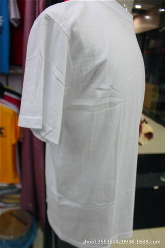 男式T恤 厂家处理库存文化衫全棉文化衫处理纯色白板文化衫外贸批发
