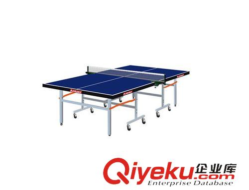 乒乓球台 狂神 家用折叠乒乓球台 2023乒乓球桌可移动 带轮可折叠 配网架
