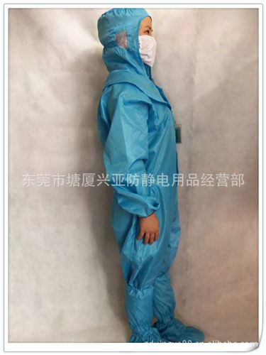 【更多产品】 专业供应 yz蓝色防静电连体服 白色防静电连体服