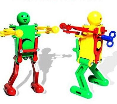 发条玩具 发条跳舞机器人-会机器人的上链机器人21.3