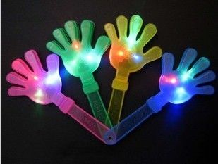 其它新奇玩具 新料发光手拍 发光拍拍手 闪光拍手器 发光手掌拍 演出活动用品