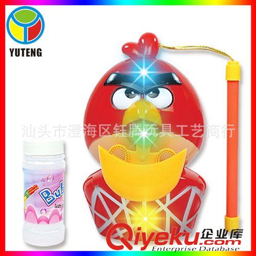 年货传统玩具 供应 儿童卡通灯笼 愤怒的小鸟吹泡泡灯笼带闪光音乐 电动灯笼