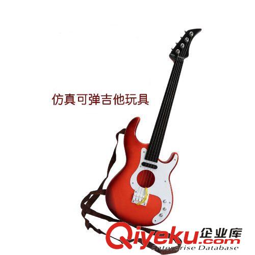 乐器玩具 10769仿真儿童吉他钢丝4弦乐器吉它音乐玩具有背带可以弹奏0.48