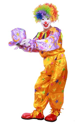 【舞会表演服装】 万圣节小丑服装小丑装扮小小丑服饰型小丑服装套装 成人表演服