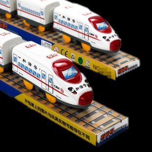 电动玩具 儿童玩具 和谐号动车组合 5节列车车厢 电动小火车 电动玩具原始图片2
