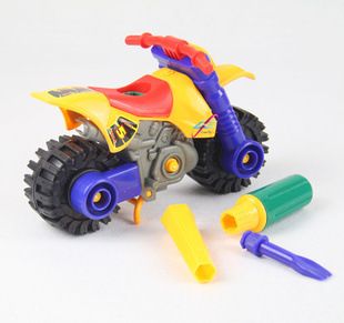 拆装玩具 拆装摩托车培养宝宝组装能力的益智玩具  淘宝热卖