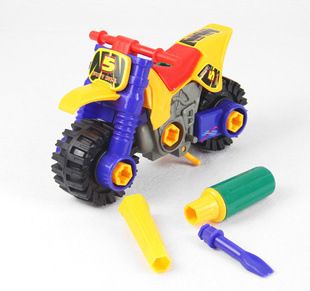 拆装玩具 拆装摩托车培养宝宝组装能力的益智玩具  淘宝热卖