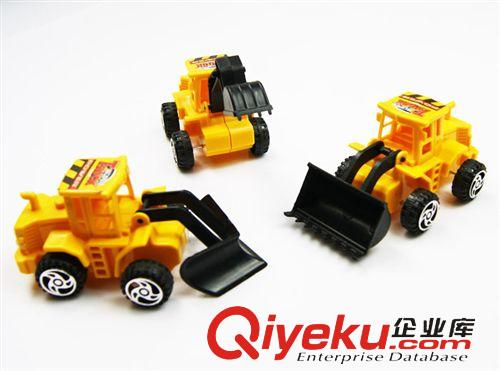 模型玩具 卡装迷你工程车三款工程车套装小工程车模型套装
