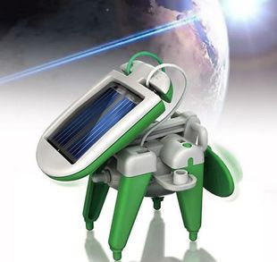 模型玩具 供应太阳能6合1自装玩具 益智玩具CCTV六合一太阳能