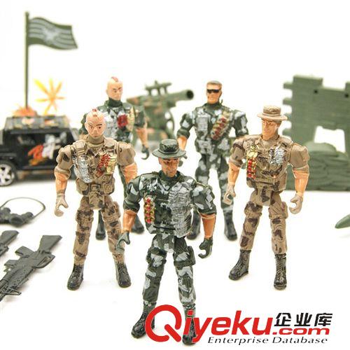 模型玩具 男孩{za}兵人 特种部队套装 玩具兵团 军事模型 6个关节可动大兵原始图片2