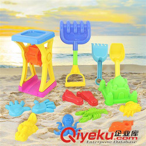 夏日玩具 沙滩玩具套餐决明子沙铲沙漏城堡戏水玩具一件代发儿童过家家益智