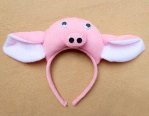 动物三件套多件套 厂家供应儿童表演动物装饰服 小猪装扮头饰 新款粉猪动物三件套