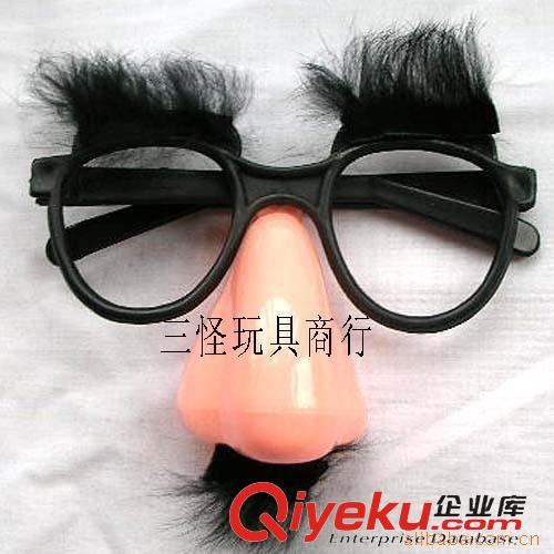 胡子,眼镜,鼻子,耳朵等 供应整人搞怪眼镜　玩具眼镜　狂欢节眼镜　幻彩眼镜