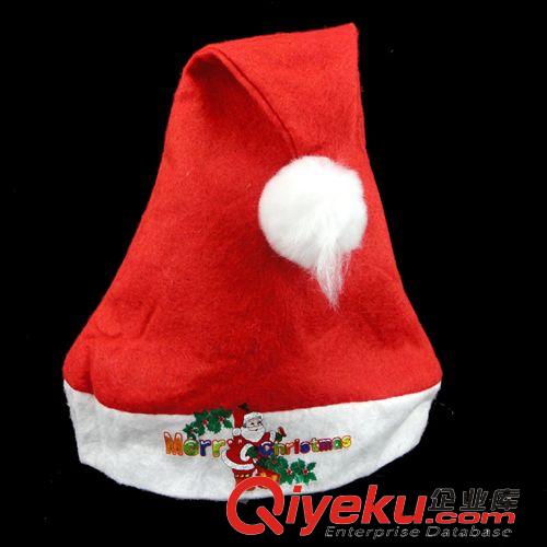 圣诞节用品 圣诞礼品 圣诞节装饰 儿童红色普通圣诞帽子圣诞老人帽20g
