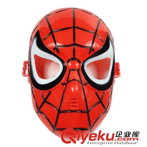 儿童玩具 万圣节厂家用品儿童面具化妆舞会面具动漫卡通 普通蜘蛛侠面具30g