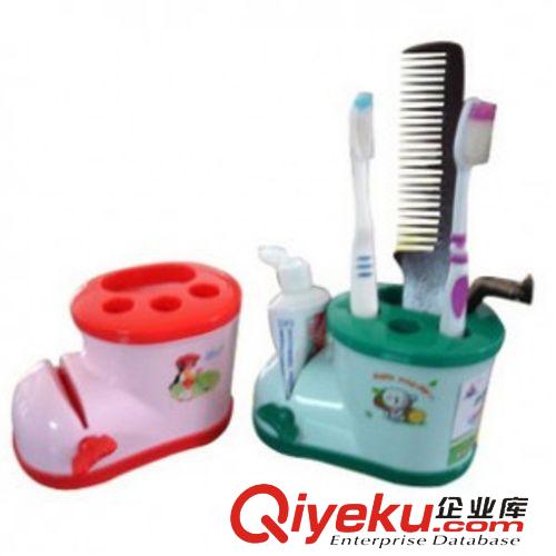 清洁刷、钢丝球 H281 厂家供应 收纳靴牙刷座 牙膏挤压器 混款随机发货