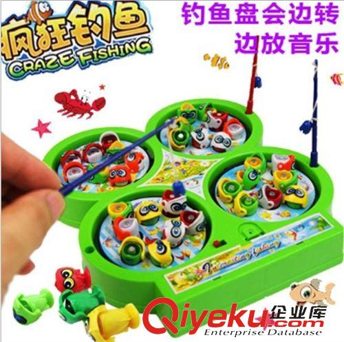 其他益智玩具 磁性钓鱼4钓竿儿童电动音乐四盘钓鱼玩具 益智玩具批发 钓鱼玩具