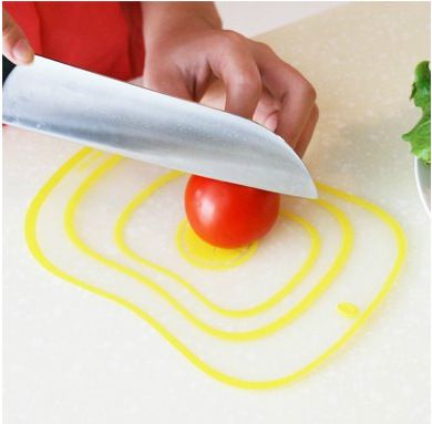 厨房用品 切菜板 透明切菜板 砧板切水果菜板pp菜板批发（4个装）整包卖原始图片3