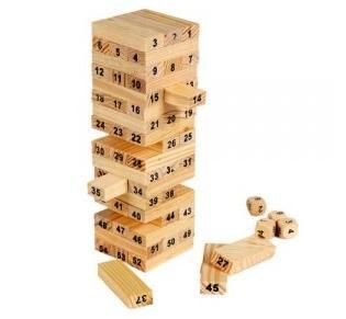 办公文具 创意儿童木制玩具-精品数字叠叠高积木/数字积木 #yphb-y28534