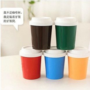 创意家居 批发供应创意多功能咖啡杯牙签筒 调料盒 时尚 创意调味罐