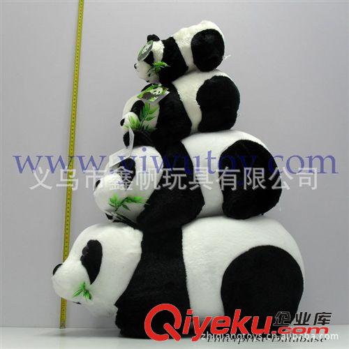 填充玩具系列 厂家供应毛绒玩具熊猫 站式熊猫 吃竹叶熊猫 优质定制加厚材质