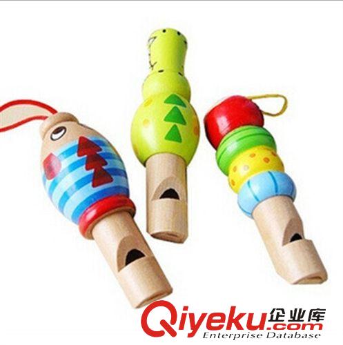 2014新商品发布区 新款儿童吹奏玩具哨子，tr环保木制卡通动物口哨 迷你哨子2884
