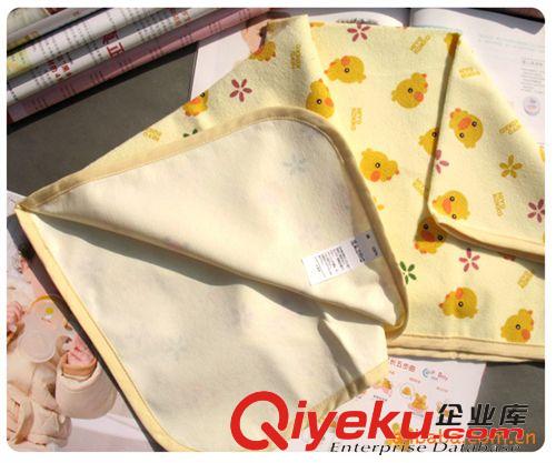 尿垫|尿不湿|尿裤|卫生巾 大号(70*120cm)日本 图案尿垫 黄色小鸭透气的隔尿垫9014