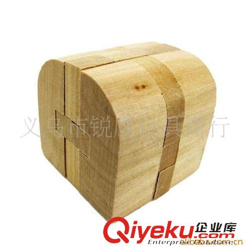 孔明锁鲁班锁系列 房锁 智力玩具 解锁玩具 扇形锁 益智玩具 玩具批发 木制玩具