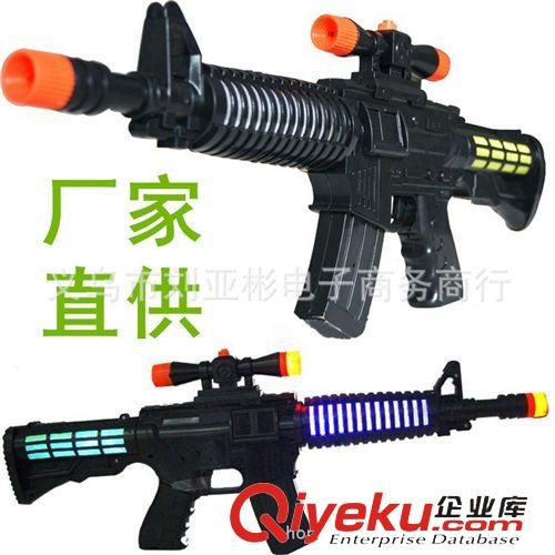 电动玩具类 厂家供应 168-A27 发光发声冲锋枪 儿童冲锋枪 电动音乐玩具枪