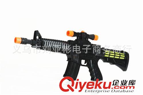 电动玩具类 厂家供应 168-A27 发光发声冲锋枪 儿童冲锋枪 电动音乐玩具枪