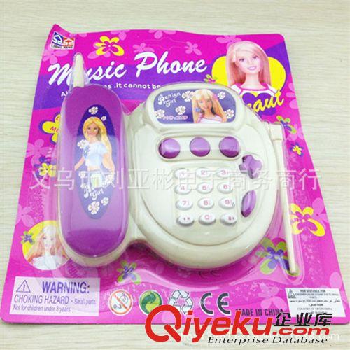 电动玩具类 供应 会唱歌的芭比电话 儿童电话机  女孩过家家用品