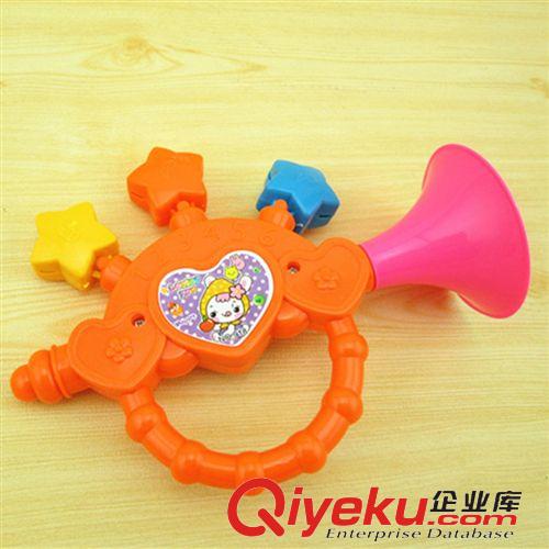 学习用品，日用百货类 儿童玩具宝宝吹奏乐器 小号冲锋号 优质塑料摇铃 喇叭可拆卸