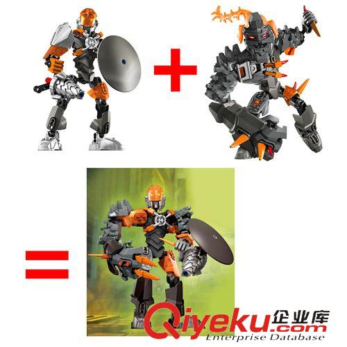 益智玩具 正品英雄工厂5.0拼装机器人 合体玩具变形机器人 巨岩怪英雄原始图片2