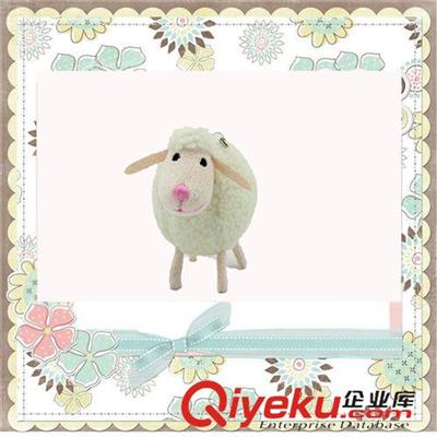 毛绒玩具   新款羊年吉祥物   企业促销礼品绵羊公仔  卡通小白羊玩具