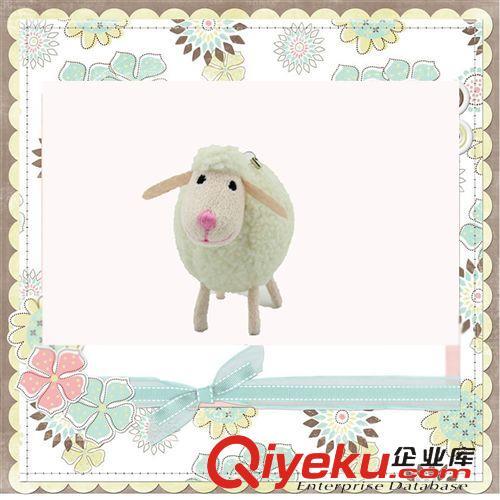 毛绒玩具   新款羊年吉祥物   企业促销礼品绵羊公仔  卡通小白羊玩具