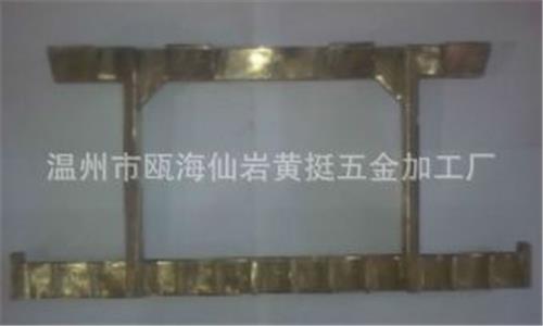 铜挂架 温州瓯海仙岩黄挺五金加工厂铸造加工电镀设备配件锡青铜挂架10