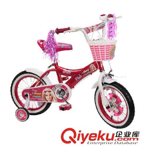 健康儿童系列 热销新款底价xx芭比14寸粉红公主儿童自行车厂家批发脚踏车