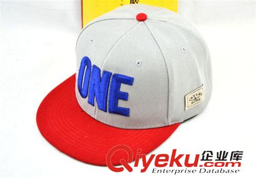 每月上新 韩版潮ONE刺绣帆布嘻哈帽子夏滑板棒球帽子平沿帽男女士时尚帽子