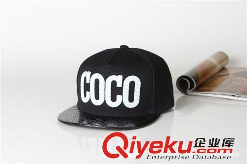 每月上新 新款韩版男女COCO字母街舞潮 棒球帽 平沿帽 嘻哈 hiphop帽子批发
