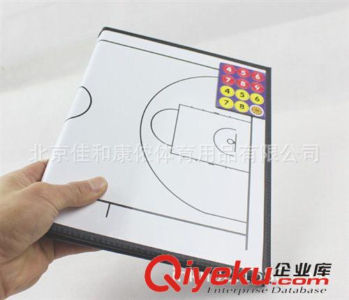 *球类器材系列 教练员战术图示板 JHKN-104 两折篮球战术板 折叠带磁性