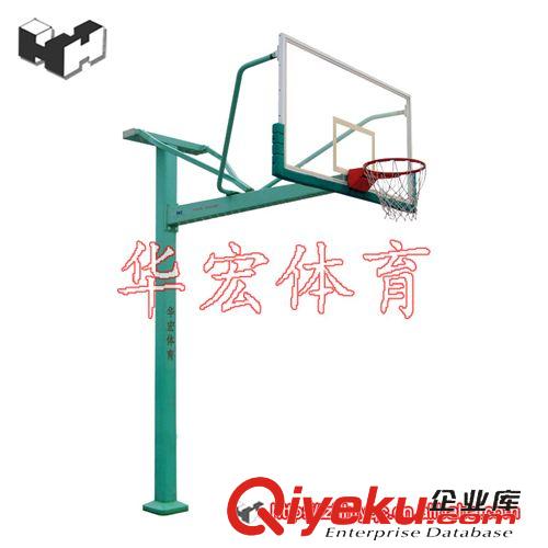 篮球系列 标准篮球架直销：地埋式单臂篮球架 比赛训练用篮球架 户外篮球架